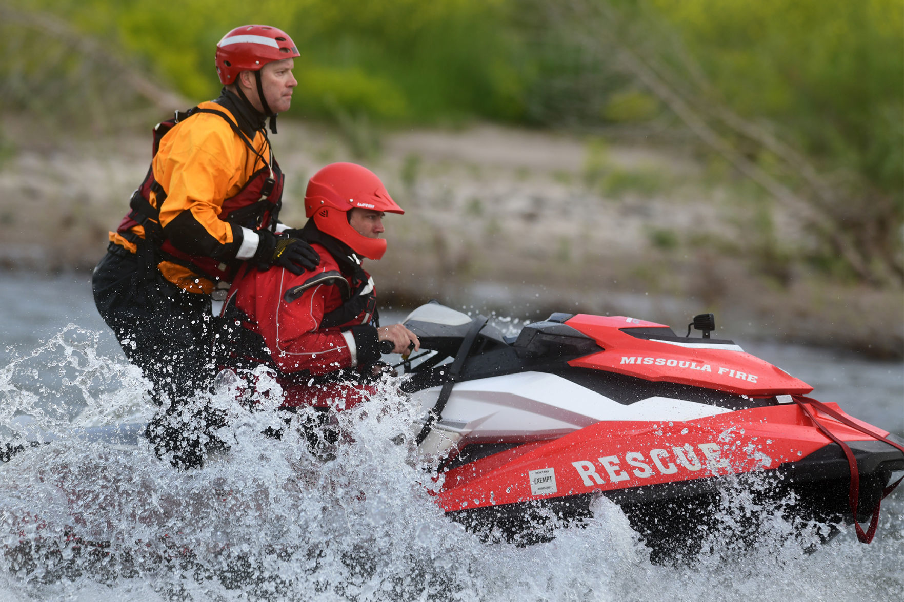 Search and Rescue speeds down the Clark Fork